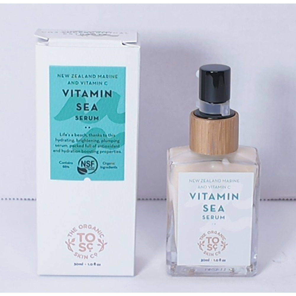 THE ORGANIC‎ SKIN CO New Zealand Marine & Vitamin C Vitamin Sea Serum 1oz New